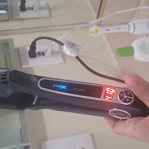 Croc Classic Nano Black Titanium Hair Straightner Flat Iron 1.5 - Picture 8 of 8